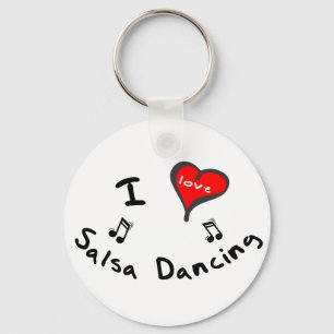 Porte-clés Salsa Dancing Gifts - I Heart Salsa Dancing