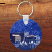 Porte-clés Salt Lake City Downtown Winter Skyline (Recto)