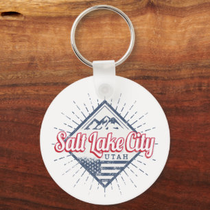 Porte-clés Salt Lake City Utah United States Mountains USA