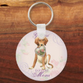 Porte-clés Saluki Heart Mom (Recto)