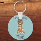 Porte-clés Saluki Papa (Recto)