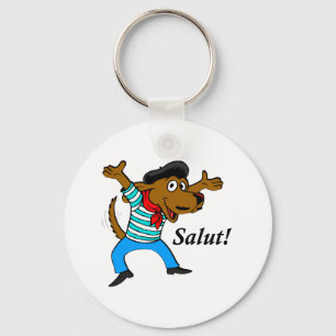 Porte-clés Salut !