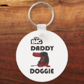 Porte-clés Salut à papa chien (Recto)