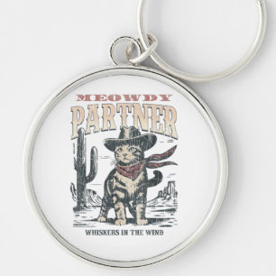 Porte-clés Salut associé Cowboy Chat 