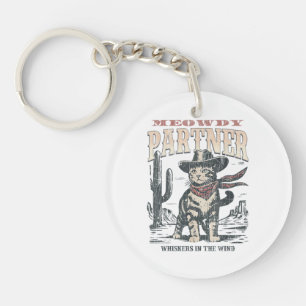 Porte-clés Salut associé Cowboy Chat