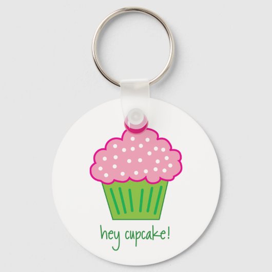 Porte-clés salut cupcake ! (Recto)
