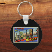 Porte-clés Salut de Mobile Alabama (Recto)