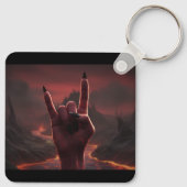 Porte-clés Salut Satanique (Dos)