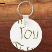 Porte-clés Salut Tu Là éclaire dans le noir (Recto)