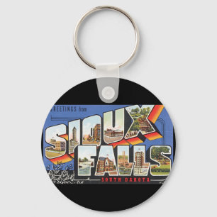 Porte-clés Salutations d'affiche de voyage de Sioux