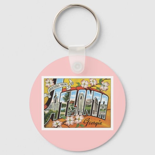 Porte-clés Salutations d'Atlanta (Recto)