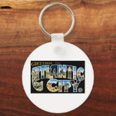 Porte-clés Salutations de Atlantic City (Recto)