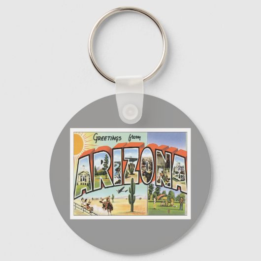Porte-clés Salutations De L'Arizona (Recto)