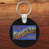 Porte-clés Salutations de Minneapolis Minnesota (Recto)