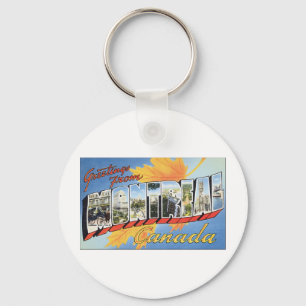 Porte-clés Salutations De Montréal, Canada