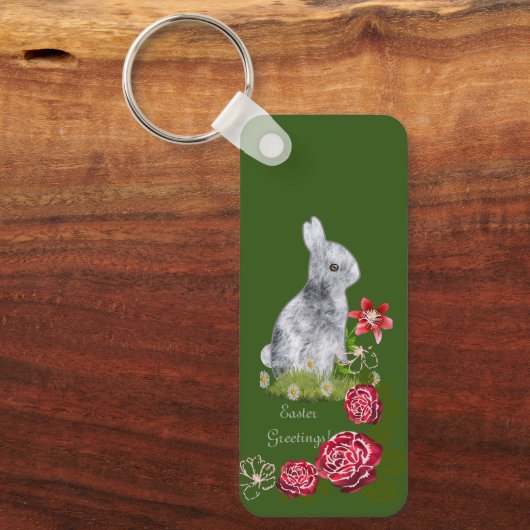 Porte-clés Salutations de Pâques ! (Recto)