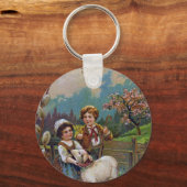 Porte-clés Salutations de Pâques 1908 (Recto)