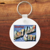 Porte-clés Salutations De Salt Lake City Utah (Recto)