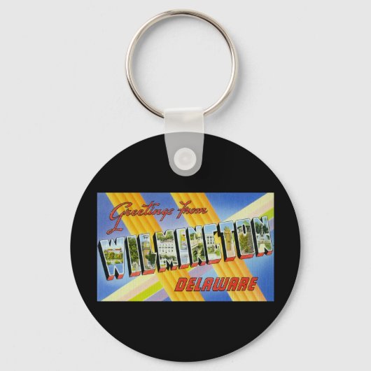 Porte-clés Salutations de Wilmington Delaware (Recto)