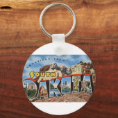 Porte-clés Salutations Du Dakota Du Sud (Recto)