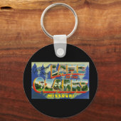 Porte-clés Salutations du lac des Ozarks Missouri (Recto)