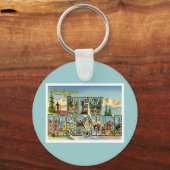 Porte-clés Salutations Du New Hampshire (Recto)