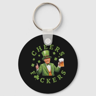 Porte-clés Salutations F.ckers Jour de la Saint Patrick drôle