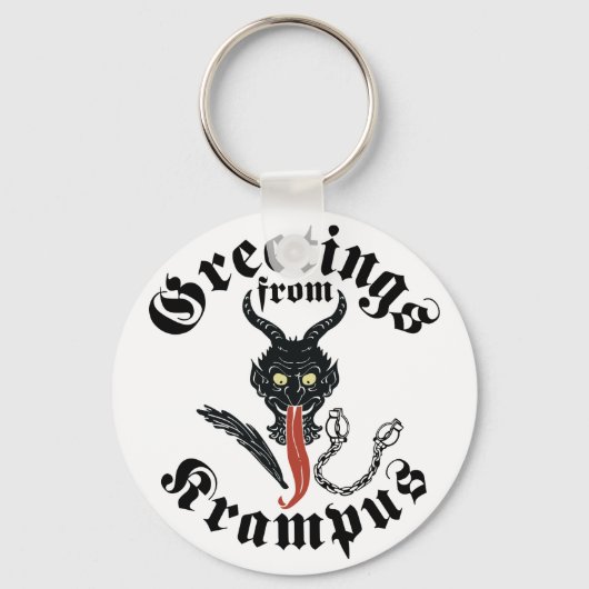 Porte-clés Salutations Krampus (Recto)