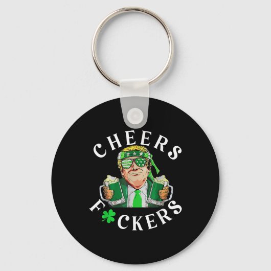 Porte-clés Salutations Pour Le Jour de la Saint Patrick Drôle (Recto)