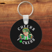 Porte-clés Salutations Pour Le Jour de la Saint Patrick Drôle (Recto)