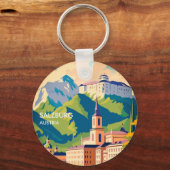 Porte-clés Salzbourg Autriche Voyage (Recto)