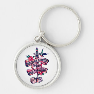 Porte-clés Samedi soir, ça va pour combattre