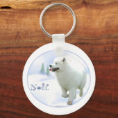 Porte-clés Samoyed Noel Porte - clé (Recto)