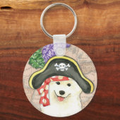 Porte-clés Samoyed Pirate (Recto)