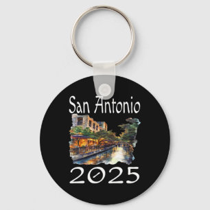 Porte-clés San Antonio 2025 Matching Family Vacation Group Ge