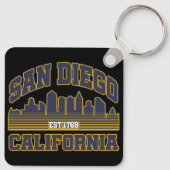 Porte-clés San Diego, Californie (Dos)