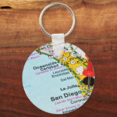 Porte-clés San Diego, Californie (Recto)