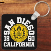 Porte-clés San Diego, Californie (Verso)