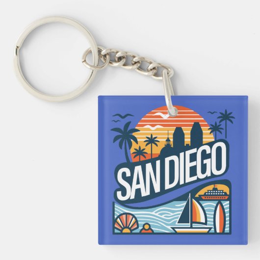 Porte-clés San Diego Californie (Devant)