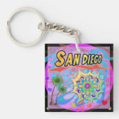 Porte-clés San Diego Vrai Porte - clé de progrès (Devant)