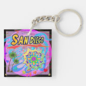 Porte-clés San Diego Vrai Porte - clé de progrès (Dos)