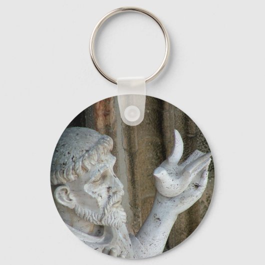 Porte-clés San Frances et la colombe (Recto)