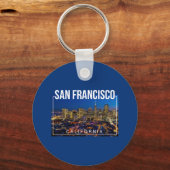 Porte-clés San Francisco Bay - California Cityscape (Recto)