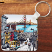 Porte-clés San Francisco, Californie (Verso)