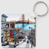 Porte-clés San Francisco, Californie (Dos)