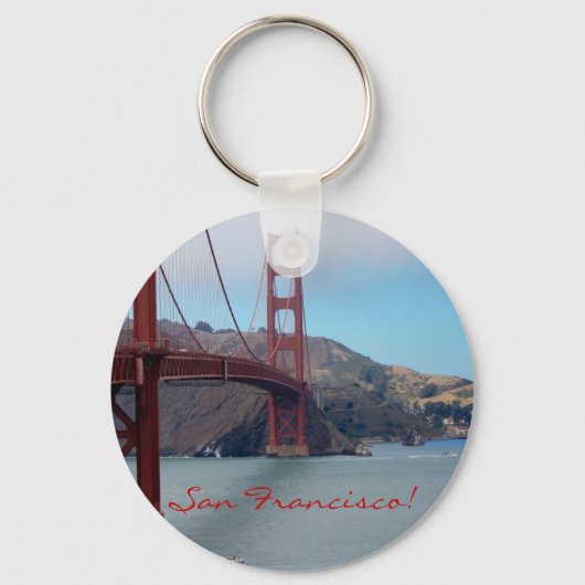 Porte-clés San Francisco, pont de la porte d'or (Recto)