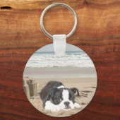 Porte-clés Sandcastles Porte - clés de Boston Terrier (Recto)