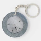 Porte-clés Sanddollar sur la plage| Île de Sanibel, Floride (Dos)