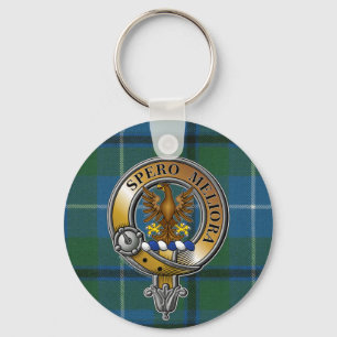Porte-clés Sandilands Tartan & Badge