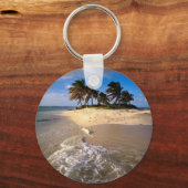 Porte-clés Sandy Island, Anguilla, Caraïbes (Recto)